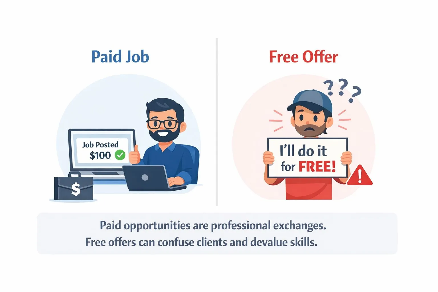 When a Paid Job Becomes "Free" in Developer Communities